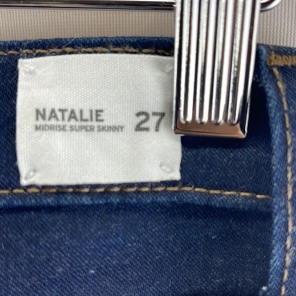 Hudson Jeans Krista Low Rise Ankle Straight Leg Jeans - Picture 4 of 12